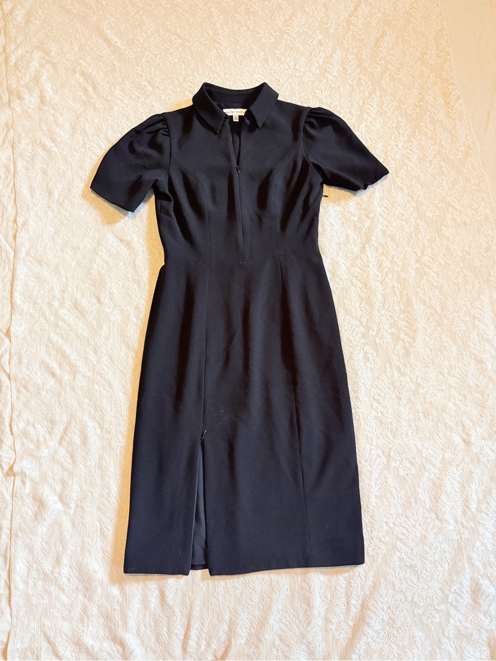 Dress the population Gloria front zip sheath dress - Picture 2 of 12